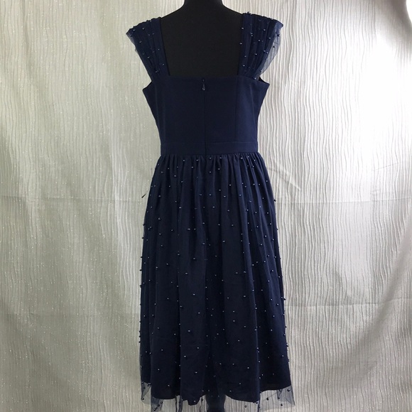 GAL MEETS GLAM Delores Vintage Pearl Dress - Picture 4 of 8